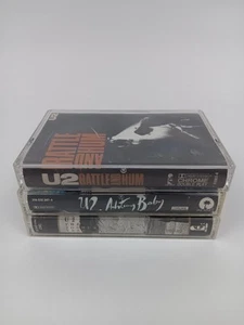 3 U2 Audio Cassette Tapes The Joshua Tree The Unforgettable Fire Rock Music - Picture 1 of 13