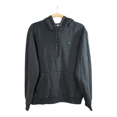 Volcom True To This Hooded Fleece Sweatshirt in Black Casual Comfy Men’s L - Image 1 of 4