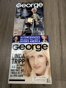 GEORGE MAGAZINE November 1999 December/January 2001 LINDA TRIPP ARNOLD EXCELLENT - Picture 1 of 1