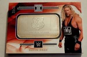 KEVIN NASH 2023 PANINI WWE IMPECCABLE .999 FINE SILVER CARD #33/35! - Picture 1 of 1