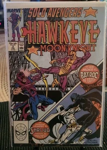 SOLO AVENGERS #3 (Marvel, 1987) VF Hawkeye,Moon Knight - Picture 1 of 1