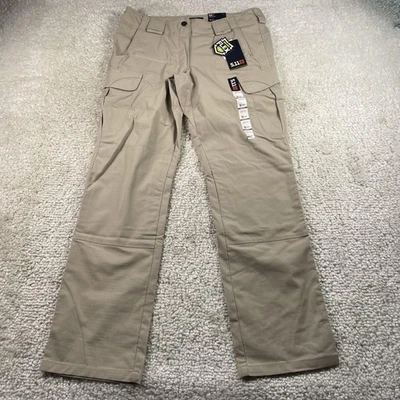 Pantalones 5.11 Stryke para mujer 10 caqui tácticos carga Flex-Tac Ripstop teflón ajuste regular Foto 1 de 4