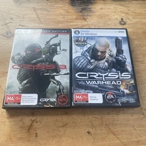 Crysis 3 Hunter Edition + Crysis Warhead PC DVD Rom Ea Crytek FPS - Picture 1 of 12