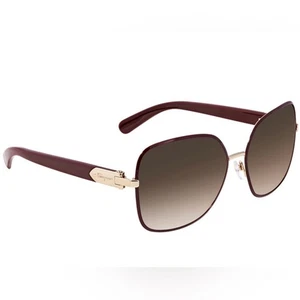 Salvatore Ferragamo elegante burgunderrote Sonnenbrille neu mit Etikett UVP 379 $ - Bild 1 von 3