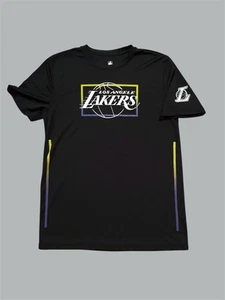Los Angeles Lakers black and purple NBA Dri fit T shirt Size Small - Picture 1 of 4
