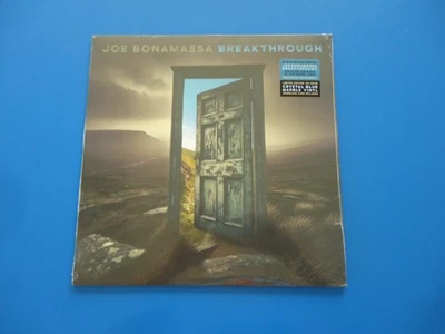 Joe Bonamassa Breakthrough LP (2024) NEW  Blue Marble Vinyl Shrink Wrap Tear Foto 1 de 4