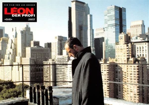 Leon der Profi ORIGINAL Aushangfoto Luc Besson / Jean Reno / Natalie Portman - Foto 1 di 1