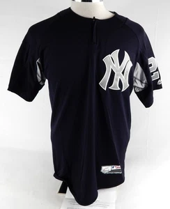 2018 New York Yankees Andrew McCutchen #26 Game Issued P Used Navy P Jersey 2 - Bild 1 von 9