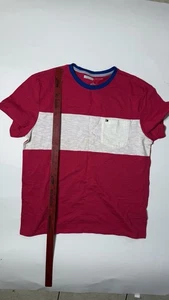 Tommy Hilfiger men's block stripe t-shirt. Large - Picture 1 of 5