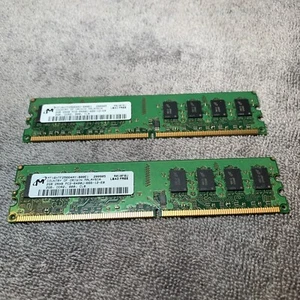 4Gb Kit 2- 2GB DDR2 DDRII RAM PC-6400U 800MHz MATCHED MODULES - Picture 1 of 10