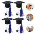 Small Graduation Caps with Colorful Tassel for Small Pets