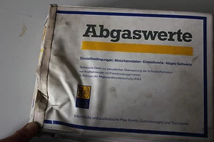 1993 DAT Abgaswerte und Einstellwerte 2 Bände - Bild 1 von 5