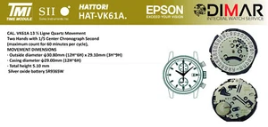 MOVIMIENTO HATTORI - TMI - CALIBRE. VK61A. - Imagen 1 de 1