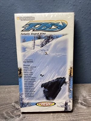 TB9 - TOTALLY BOARD NINE - VINTAGE SNOWBOARDING VIDEO (2001, VHS) RARE - Image 1 of 4