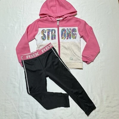 Girl’s RBX Athletic Wear Outfit Hoodie and Leggings SZ 4T - Image 1 of 4