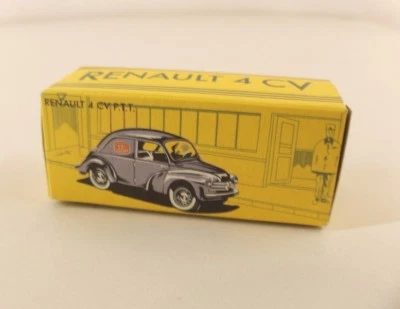 CIJ - Ristampa Norev - 3 /49/ Ut Scatola Vuoto 4CV Renault Ptt - La Posta - Immagine 1 di 4