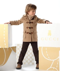 New Authentic Gucci Kids Wool Turtle Neck Sweater Knitwear Top w/Web, 8, 270705 - Picture 1 of 6