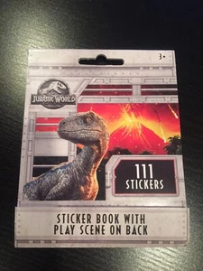 111 Jurassic World / Park Stickers Party Favors Teacher Scrapbook book 9 sheets - Picture 1 of 4