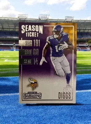 2016 Panini Contenders #38 Stefon Diggs Minnesota Vikings NFL Football Card  - Image 1 of 2