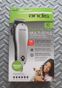 Andis Easy Clip Multi-Style Adjustable Blade Clipper 10 Piece Kit - Picture 1 of 3