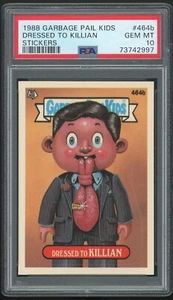 Topps Garbage Pail Kids 1988 12ª serie 464b vestido a Killian PSA 10 GEMA COMO NUEVO - Imagen 1 de 2