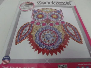 Design Works Zendazzle EULE Pailletten und Perlen Kit 10" x 10"  - Bild 1 von 4