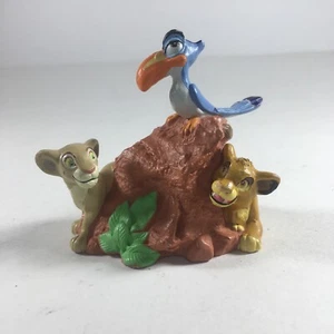 The Disney Store Classics- The Lion King Scene/Figurine, Simba, Nala & Zazu - Picture 1 of 7