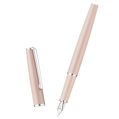 Pluma Estilográfica Hongdian 920S Rosa Meta Acero Punta Fina Pluma Clásica con Tinta Co... Foto 1 de 4