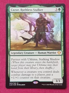 Magic The Gathering COMMANDER 2020 C20 FOIL CAZUR RUTHLESS STALKER card MTG - Picture 1 of 2