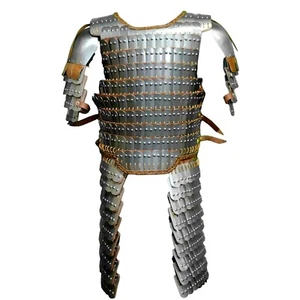 Medieval Viking Plate Armor Ottoman Byzantine Celtic Lamellar Steel Bringandine - Picture 1 of 3
