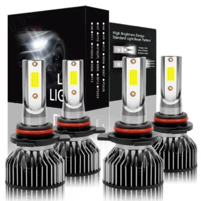 For Acura MDX Sport Utility 2014-2019 LED Headlight High Low Bulbs Kit 9005 9006 - Image 1 of 4