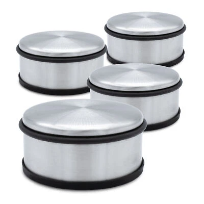 Design Türstopper aus Edelstahl - 4er Set - Türpuffer Tür Feststeller Türhalter - Bild 1 von 4