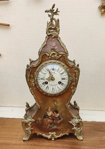 Ancienne Pendule Cartel Violonné Planchon Palais Royal / Old French Clock Pendulum - Bild 1 von 17