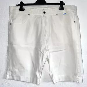 Pantalones cortos para hombre ESCALES PARIS Yatch Club blancos Bermudas ""Talla 48" 100 % algodón - Imagen 1 de 8