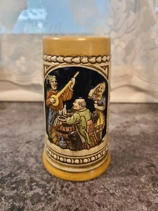 Ceramarte Budweiser Variation 1974 Tavern Scene CERAMARTE PUB TAVERN SCENE RARE - Picture 1 of 5