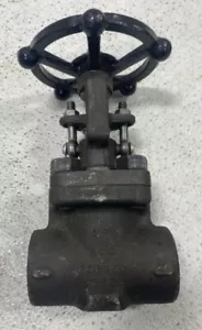 Jenkin Bros A105 Válvula de compuerta de acero forjado 1-1/4" 2000 WOG 800 Socket Weld - Imagen 1 de 3