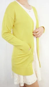 Women Draped Cardigan Long Sleeve Open Front No-Button Pocket Sweater From USA - Picture 1 of 8
