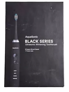AquaSonic Black Series Ultra Sonic Whitening Zahnbürste Neu Originalverpackt Nie Geöffnet - Bild 1 von 6
