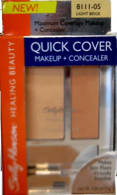 Sally Hansen Quick Cover Makeup + Concealer LIGHT BEIGE, 8111-05 - Image 1 of 2