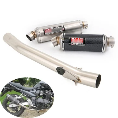 Sistema de escape tubo silenciador deslizable para Suzuki GSF600 Bandit 600 1250 1995-2006 Foto 1 de 4