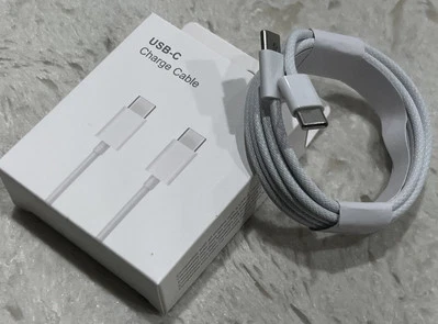 Original USB-C Fast Charger For iPhone 15 Pro Max XR XS Type-C to Type-C *6 Ft* - Image 1 of 4