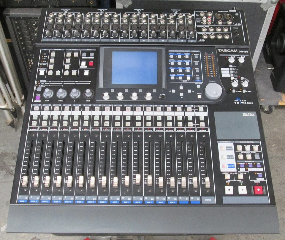Tascam DM-24 Digital Mixing Console Professional Recording Mixer #2508 - Image 1 of 4