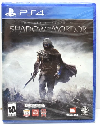 Shadow of Mordor M iddlw Earth Sony Playstation 4 PS4 M17+ 1 Player New Sealed - Image 1 of 4