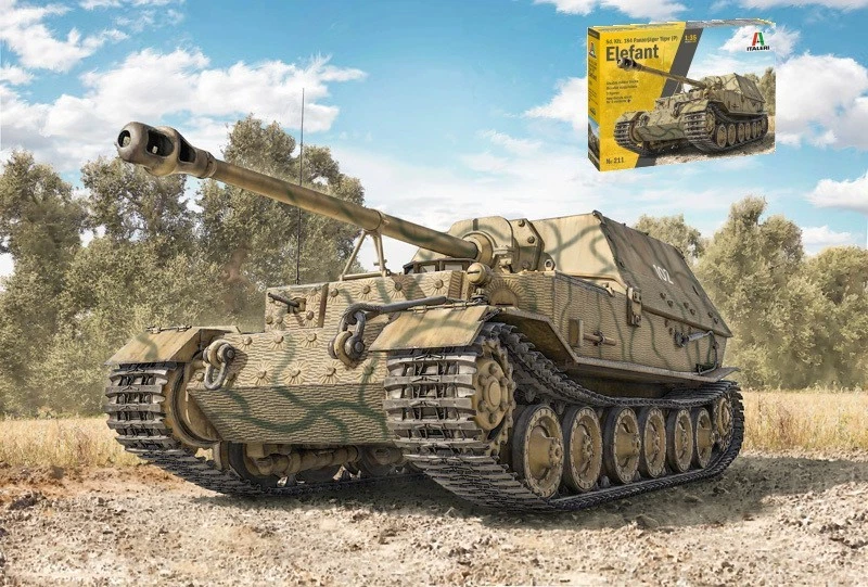 ELEFANT Sd.Kfz. 184 PANZERJAGER TIGER (P) KIT 1:35 ITALERI SAVOIAMODEL - Immagine 1 di 1