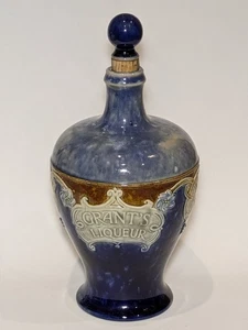 Doulton Lambeth Grant’s Liqueur Scotch Whisky Flask - Picture 1 of 11