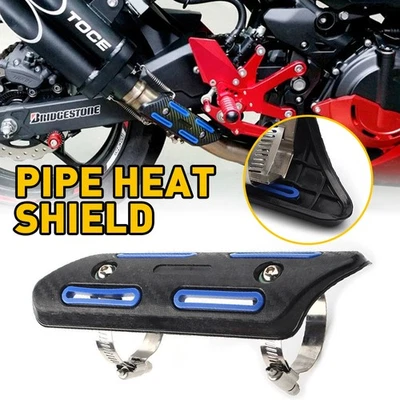 Cubierta protectora térmica tubo azul para Honda CRF450R 2002-2020 CRF450X Foto 1 de 4