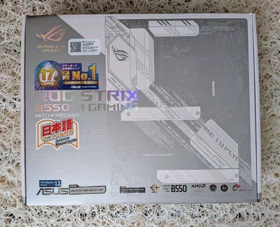 ASUS ROG STRIX B550-A Gaming Desktop Motherboard DDR4 AMD B550 Socket AM4 ATX - Image 1 of 4