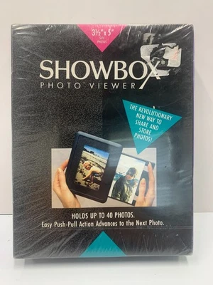 Visor de fotos SHOWBOX; fotos de 4" x 6" tiene capacidad para 40 - acción fácil a la siguiente foto Foto 1 de 2