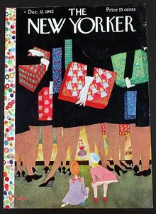 The New Yorker Vintage Magazine Cover Print Dec 12 1942 Multi-color by Malman - Bild 1 von 3