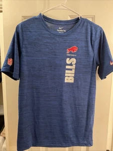 Nike Youth 14/16 Large Buffalo Bills Nike Dri-Fit T-shirt. Sideline Velocity NFL - Picture 1 of 2